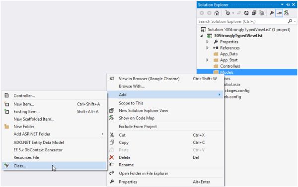 add new controller in MVC